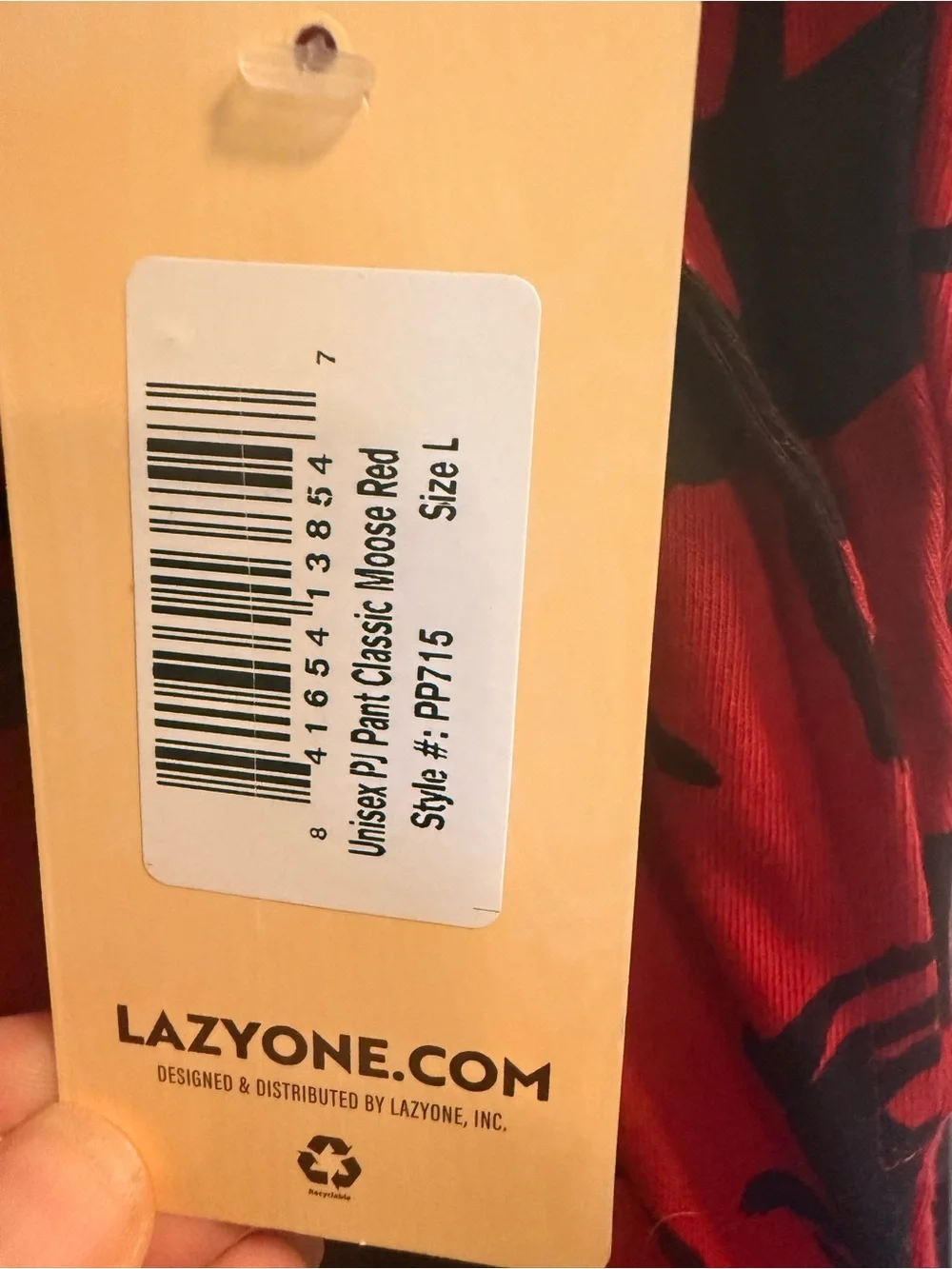 Lazy One Red Moose Print Men's Lounge Pants